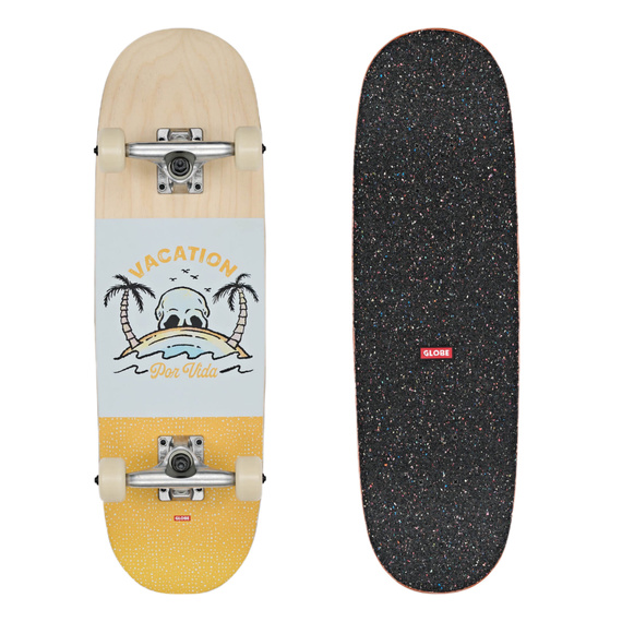 GLOBE Kids Softie Mini Skateboard - Natural/Por Vida 7.9"