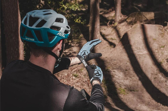 Rukavice REKD Status Bike S Modré