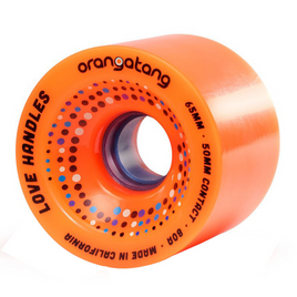 Orangatang Love Handles Longboard Wheels Orange 65mm 80A