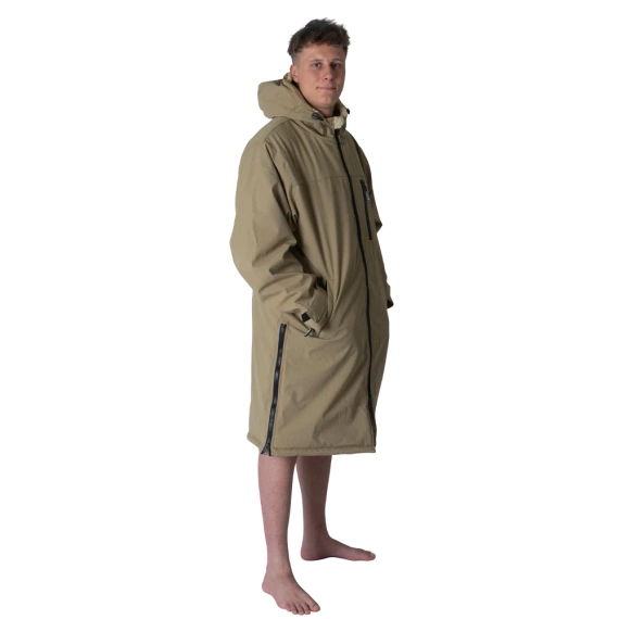 Pončo Poncho Jacket Story Change Robe Brown