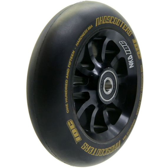 NKD IDC Stunt Scooter Wheels Black and Yellow 115 mm