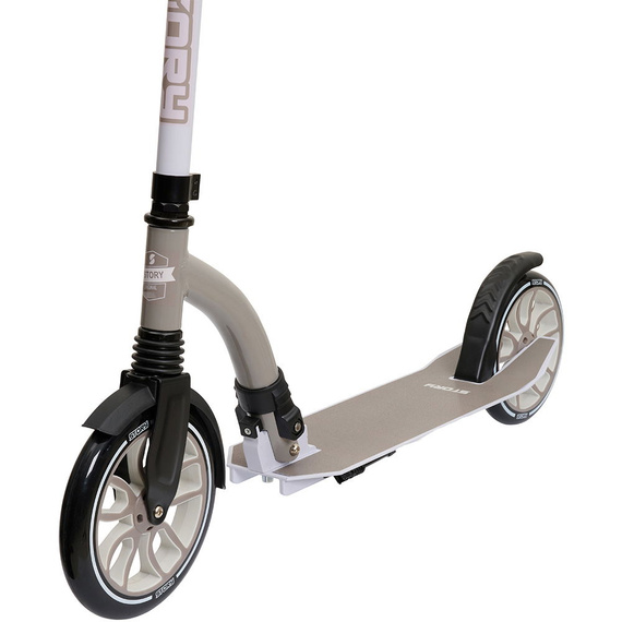 Městská koloběžka Story Big Wheel Advanced Skládací koloběžka Grey/Brown 230/200 mm