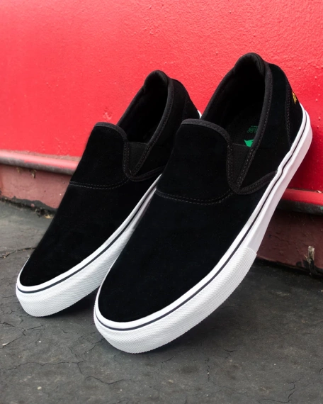 Boty EMERICA Wine G6 Slip-On Black/White/Gold