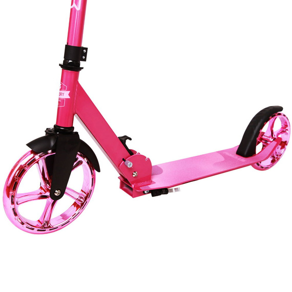 Přepravní koloběžka s velkými koly Story Urban GO! Brokátová růžová 