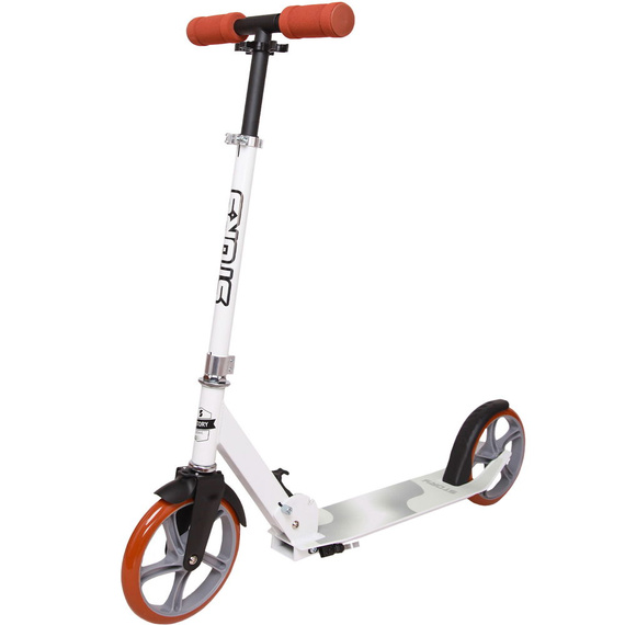 Přepravní koloběžka s velkými koly Story Urban GO! Zářivě bílá