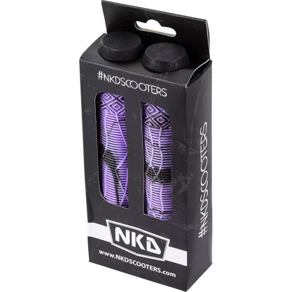 Gripy na koloběžku NKD SHADOW Purple 160 mm