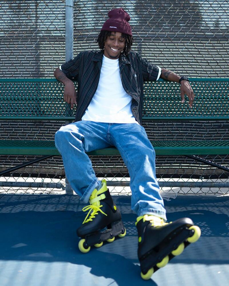 Inline brusle Impala Lightspeed Black-Fluorescent Rekreační kolečkové brusle