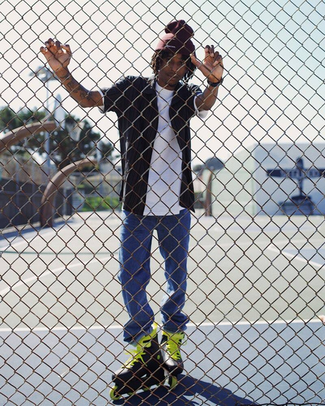 Inline brusle Impala Lightspeed Black-Fluorescent Rekreační kolečkové brusle