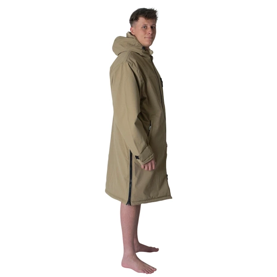 Poncho Ponczo Kurtka Story Change Robe Brązowy