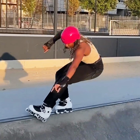 Rolki Agresywne Story Inline Aggressive Skates Biały 