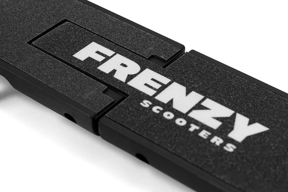 Frenzy Flex Rekreační městská koloběžka černo-stříbrná 120 mm