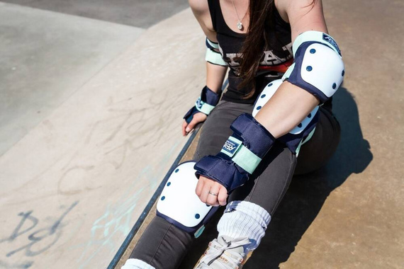 Sada trojitých chráničů REKD Heavy Duty XS Blue Mint