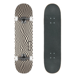 GLOBE G0 Checked Out Skateboard - černý/bílý 8.0"