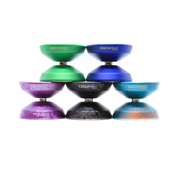 Yoyo dla zaawansowanych YoYoFactory Czech Point Pivot Fioletowo-Biały