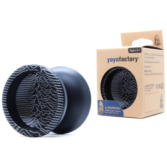 Yoyo pro pokročilé YoYoFactory California 2025 Black Pulsar Black