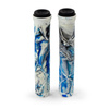 Výkonné gripy na koloběžku Slamm Team Swirl Bar Grips Arctic Blue 165 mm