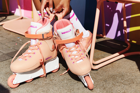 Inline brusle Impala Lightspeed Apricot Rekreační kolečkové brusle