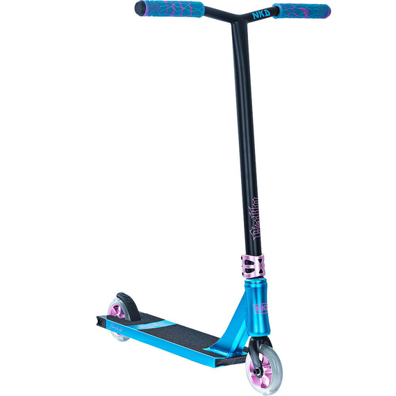 Výkonnostní skútr NKD Rally V4 XS Black Teal wys. 73 cm