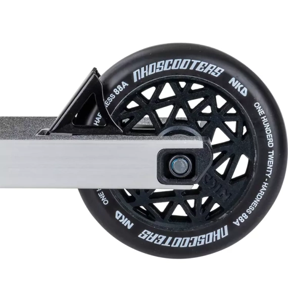 Vysoce výkonný hliníkový silniční skútr. 93 cm Light NKD UFO Silver/Raw