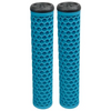 Měkké gripy Union Honeycomb Performance Scooter Grips Tyrkysové 155 mm