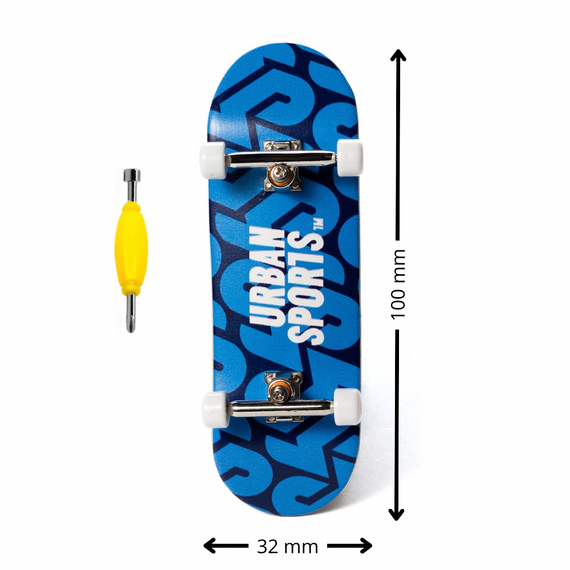 Kompletní hmatník Urban Sports Logo Blue 32 mm