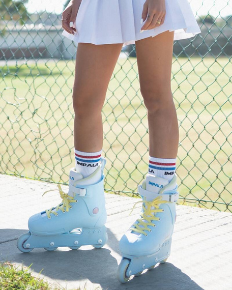 Inline brusle Impala Lightspeed Rekreační kolečka modrá a žlutá