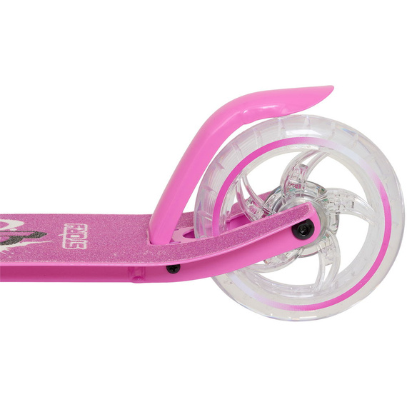 Městská koloběžka pro děti a mládež Story Wild Kids Pink LED wys. 73-85 cm