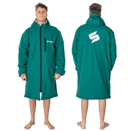 Pončo Poncho Jacket Story Change Robe Sea Green