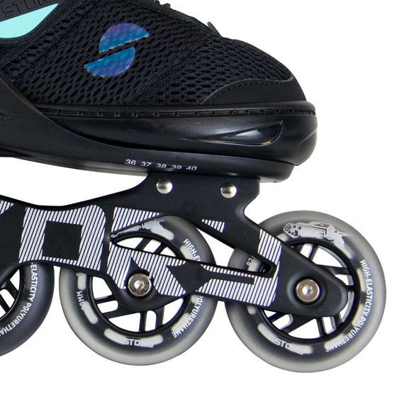 Story Motion Nastavitelné inline brusle Black-Transparent