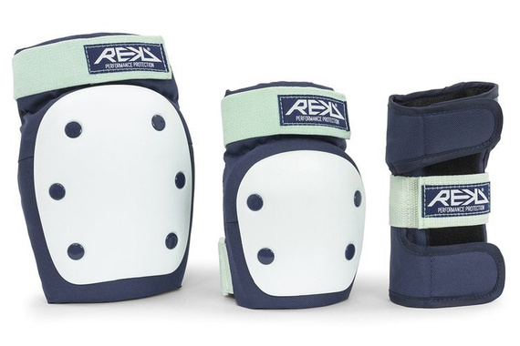 Ochraniacze REKD Heavy Duty Triple Pad Set Niebiesko Miętowe