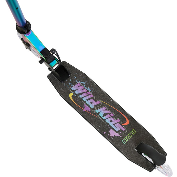 Hulajnoga Miejska Transportowa dla dzieci i młodzieży Story Wild Kids Neo LED wys. 73–85 cm