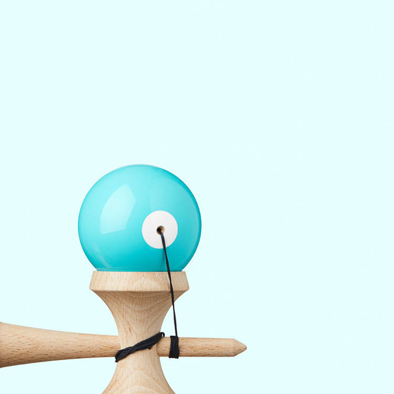 Kendama Krom POP LOL Světle modrá