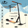 Hulajnoga Wyczynowa na śnieg NKD SNOW Stunt Scooter Czarno-Pomarańczowy wys. 86 cm