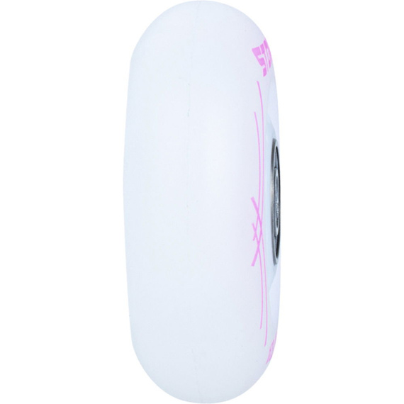 Svítící kolečka inline bruslí Story Pink LED 64 mm (8 ks).)