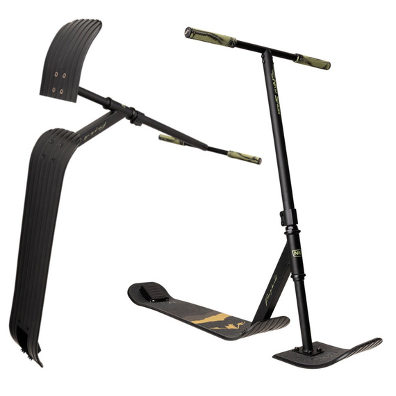 NKD SNOW Stunt Scooter Black-Green wys. 91 cm