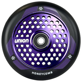Kolečko Union Honeycomb Pro Scooter Black and Purple Metallic 110 mm