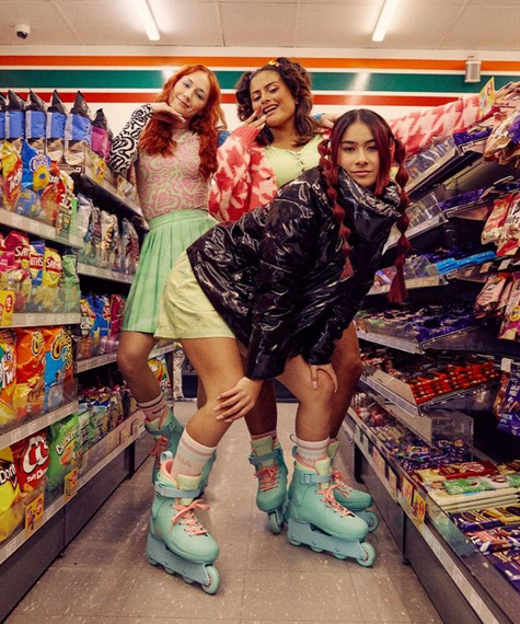 Inline brusle Impala Lightspeed Teal Dreams Rekreační kolečkové brusle