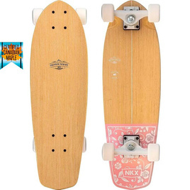 Cruiser NKX Classic Peach Floral Skateboard 26"