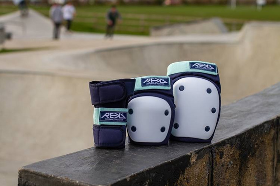 Ochraniacze REKD Heavy Duty Triple Pad Set Niebiesko Miętowe