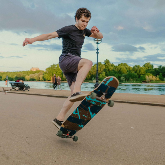 NKX Superior Dancing Longboard Walnut Glacier 48"