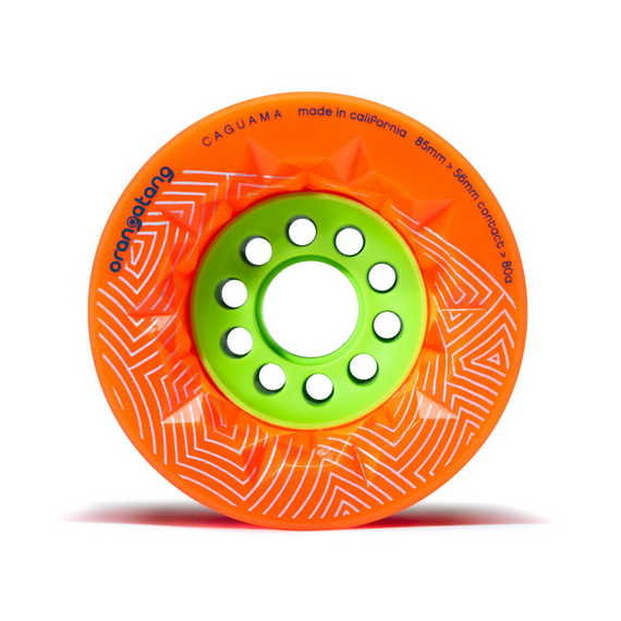 Orangatang longboard Caguama Wheels Orange 85mm 80A