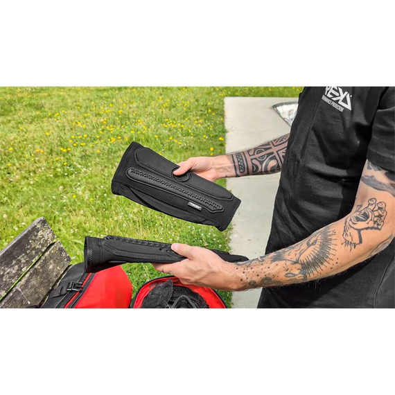 Ochraniacze na piszczele golenie krótkie REKD Energy Covert Shin Guards Short Czarny