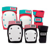 Ochraniacze RIO ROLLER Triple Pad Set Czarno-Różowy