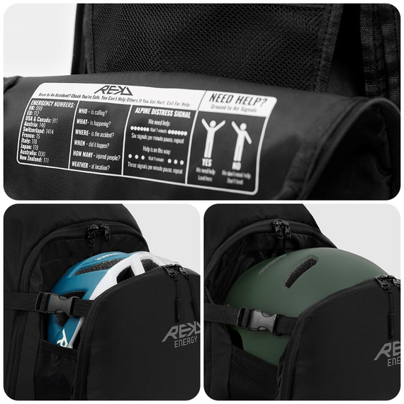 REKD Energy Ranger Vesta s chráničem zad a hrudníku černá