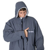 Poncho Ponczo Kurtka Story Change Robe Szary