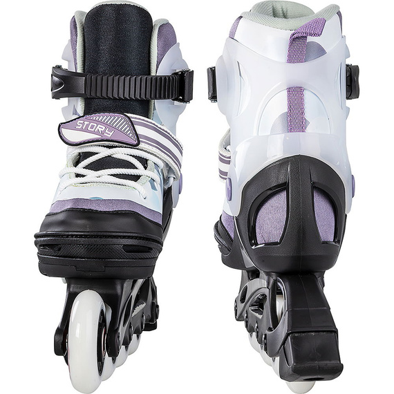 Story Crony Nastavitelné inline brusle White