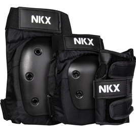 Chrániče NKX 3-Pack Pro Protectors Black M