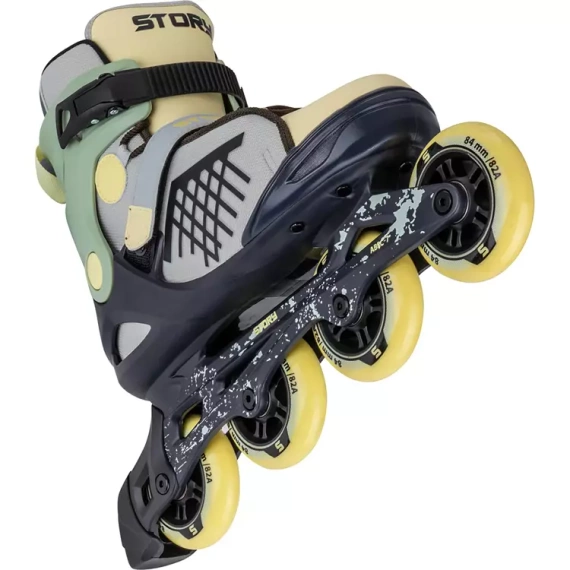 Univerzální kolečkové brusle Inline STORY Shockwave Vanilla