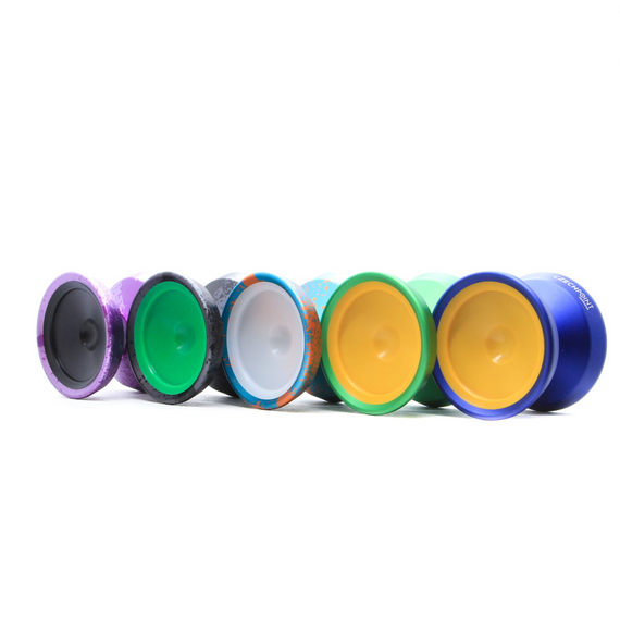 Yoyo dla zaawansowanych YoYoFactory Czech Point Pivot Fioletowo-Biały
