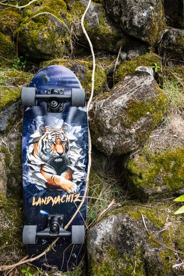 Cruiser skateboard LandYachtz Tugboat Space Tiger 30"